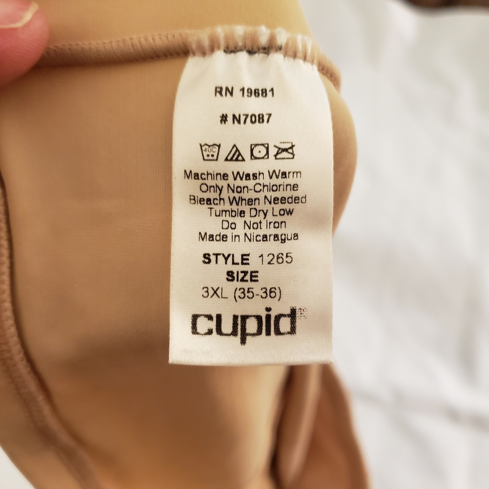 Cupid Beige Shapewear High Waist Girdle 3xl (35-36) RN 19681 #N7087 Style 1265